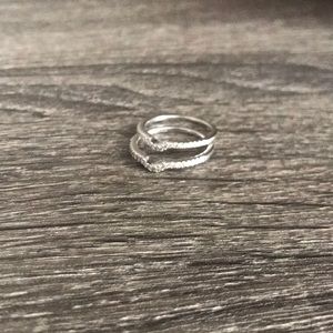 Diamond ring bands 14k